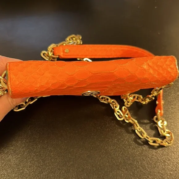 Rare orange Tory Burch purse - Picture 7 of 12